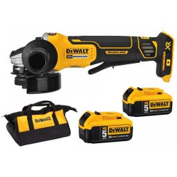 Esmerilhadeira Bateria 20v 4.1/2 2 Baterias e Bolsa Dcg413p2 Dewalt - 1