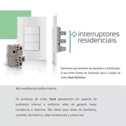 Espelho 4x2 Conjunto 1 Tomada 10a ou 20a Margirius - 5