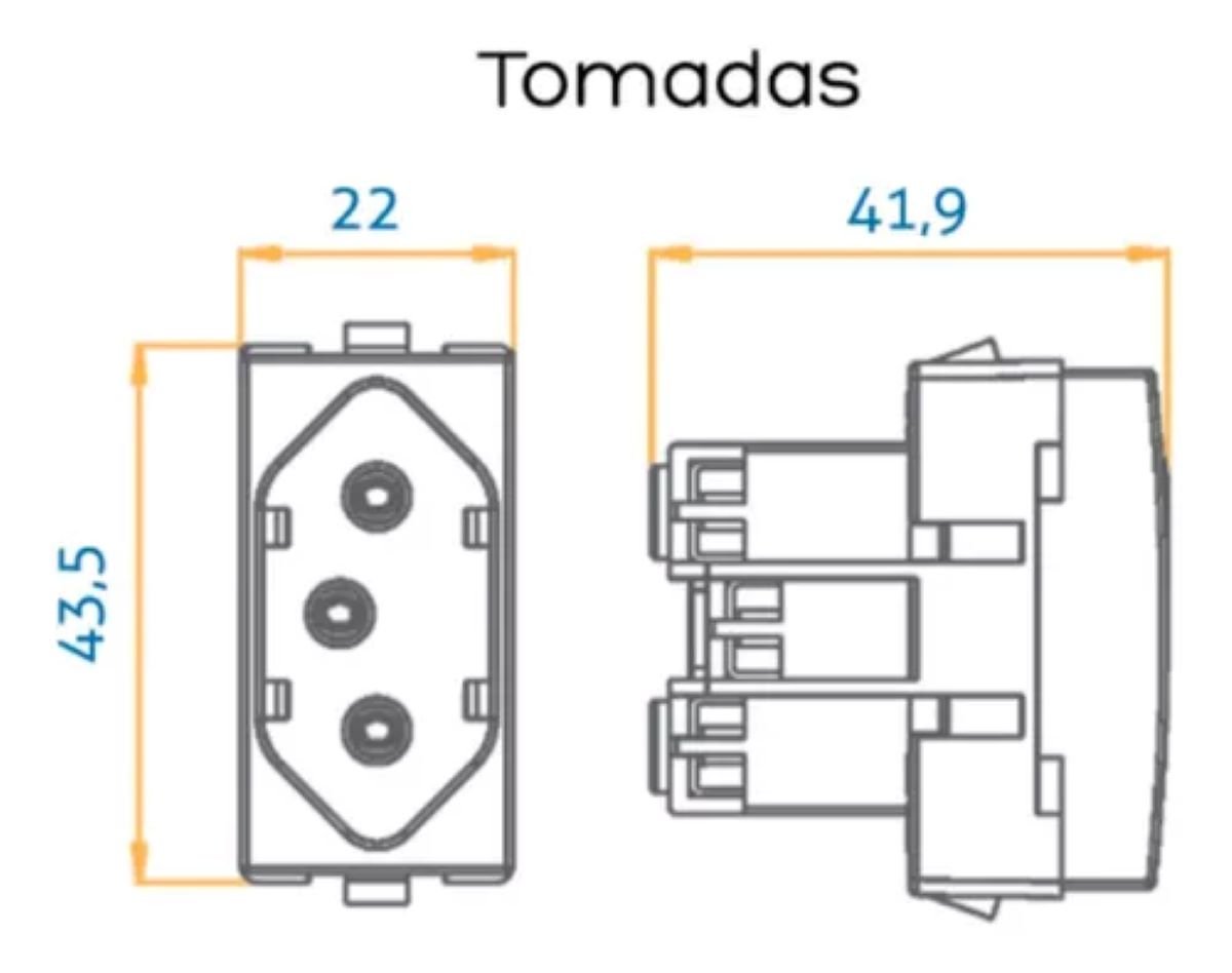 Espelho 4x4 Conjunto 6 10a ou 20a Margirius - 3