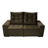 Estofado 3 Lugares Reclinável Magazin Xangai AA40 Marrom - 1