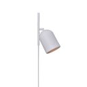 Ver imagem 1 de Luminária Arandela com Tomada Anny 1 Lamp E27 Branco/gold - 3106/ar Br/gld