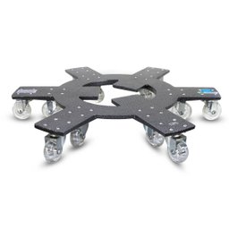 Suporte Alum. Invisível 50cm C/12 Rodas até 480kg Tech Plant - 1