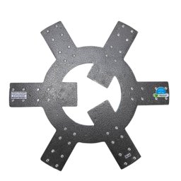 Suporte Alum. Invisível 50cm C/12 Rodas até 480kg Tech Plant - 4