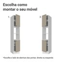 Ver imagem 4 de Paneleiro 40 cm 2 Portas e 2 Nichos Branco-Crema Vik Madesa Branco-Crema