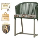 Ver imagem 4 de Mesa com 4 Cadeiras e Noronha Estofado 6 Trama Original Verde