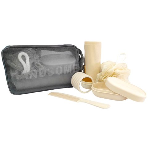 Kit de Higiene para Viagens 4 Itens Creme - Quanhe