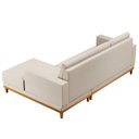 Ver imagem 5 de Sofá Kayrós 200cm 3 Lugares Chaise Esquerdo D05 Linho Bege
