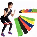 Ver imagem 5 de Importado Kit 5 Fitas Elásticas Musculação Fisioterapia Exercício
