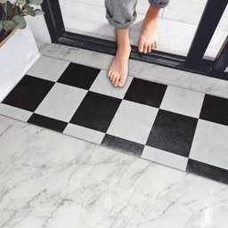 Passadeira em Manta Vinilico Similar Laminado 0,50x3,00 Xadrez - 2