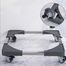 Suporte Rodízio Multifuncional Geladeira Maquina de Lavar Lava e Seca Ajustável Universal - 4