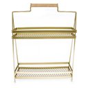 Ver imagem 4 de Prateleira Multiuso Estilo Industrial Armada Dourado 30,5 Cm F04 - D'Rossi