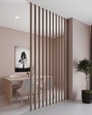 Ver imagem 1 de Brise (breeze) Divisor de Ambientes Modular 274x6,5cm 01 Unid. - Peroba