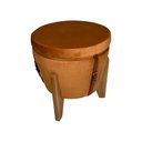 Ver imagem 1 de Puff Decorativo Baú e Mesa de Centro Flex Veludo Cobre
