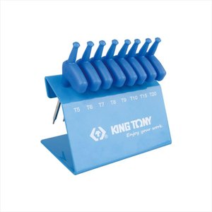 Jogo de Chave Torx Cabo T com 08 Peças - Kingtony