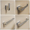 Ver imagem 3 de Kit Acessórios para Banheiro Conjunto 5pçs Aço Inox 304