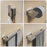 Kit Acessórios para Banheiro Conjunto 5pçs Aço Inox 304 - 2