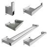 Kit Acessórios para Banheiro Conjunto 5pçs Aço Inox 304 - 1