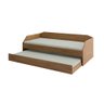 Bicama Solteiro Duo Luxo com Cama Auxiliar em Mdf Premium Amendoa - 5