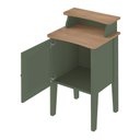 Ver imagem 3 de Mesa de Apoio Ponto Nobre Retangular MDF 43cm Menta Carvalho