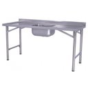 Ver imagem 1 de Pia Industrial Benfati Inox 304 180x70cm com 1 Cuba 663