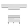 Armário de Cozinha Compacta 4 peças MP3697.964 Veneza Branco - 7