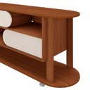 Ver imagem 6 de Rack Bancada para Tv 65 Pol 150 Cm 4617 Cedro Off White Arly