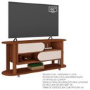 Ver imagem 7 de Rack Bancada para Tv 65 Pol 150 Cm 4617 Cedro Off White Arly