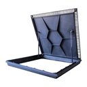 Ver imagem 1 de Tampa para Casa Máquinas Piscina 1,00x1,00m com Grelha Nossa Kasa Cinza-escuro
