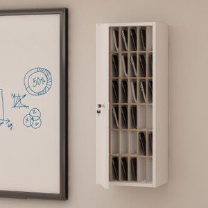 Armário Box para Guardar Celular com Chave Ideal para Escolas, Empresas e Academia Móvel na Caixa