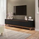 Ver imagem 1 de Rack Kappesberg 3 Portas Preto Fosco 218 Cm