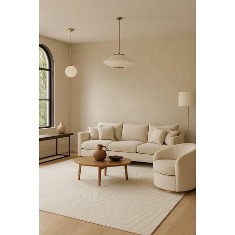 Tapete Telaio Guaíba 03 2,00x2,50 Egípcio Veludo 7mm Bege