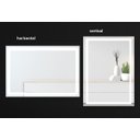 Ver imagem 7 de Espelho jateado iluminado com led quente 50x80cm Woodglass 50x80 jato frio