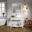 Ver imagem 1 de Espelheira 85x80cm MDF Nouvelle Branco