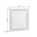Ver imagem 3 de Espelheira 85x80cm MDF Nouvelle Branco