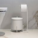 Ver imagem 5 de Lixeira Branca Cesto Banheiro 6 Litros Alumínio Suspensa Consultório Level - ÉdeCasaMóveis                                                     