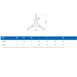 Chave Allen Tripla 2-2,5-3 Unior Bike Tools Ref. 624028 - 2