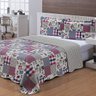 Kit Colcha Casal Londres Bouti Juvenil 3 Peças Niazitex - 1