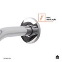 Ver imagem 5 de Ducha Chuveiro Autolimpante Redondo de Parede Mauá Pingoo.casa Cor:prata