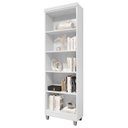 Ver imagem 2 de Estante Livreiro Anúbis com Prateleiras Multiuso para Quarto e Sala Branco