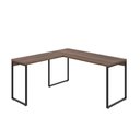 Ver imagem 1 de Mesa Em L Diretor 150X150X75cm Nogal/Est.Preta