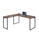 Ver imagem 2 de Mesa Em L Diretor 150X150X75cm Nogal/Est.Preta