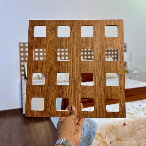 10 Placas Muxarabi Revestimento de Parede Mdf 3d