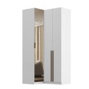Ver imagem 7 de Guarda Roupa de Canto 3 Portas 1 Espelho Altezza Trend Belmax:branco