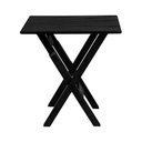 Ver imagem 2 de Mesa Aparador 68x43cm Dobravel para Bares e Restaurantes Preto / Liso