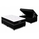 Ver imagem 2 de Cama Box Baú Crc Solteiro +Colchão D45 Bari Orthoflex 88x188