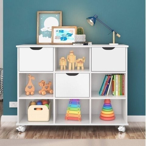 Nicho Organizador com 3 Gavetas 