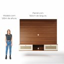 Ver imagem 4 de Painel para Tv até 75 Polegadas San Antonio 2 Portas - Cinamomo / Off White