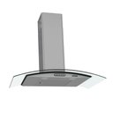 Ver imagem 1 de Coifa de Parede 80cm Vidro Curvo Duto Slim Fogatti Inox