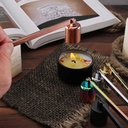 Ver imagem 4 de Abafador Apagador Pavio de Vela Redondo Extinguir Segurança:preto