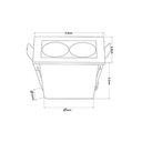 Ver imagem 4 de Spot Nordecor 6728 Embutir Downlight Powerus 35° 4w 3000k Irc>90 Br.